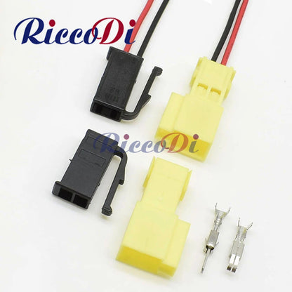 2 pin male female automotive wiring harness connector plug 2.8 MM series socket for secure electrical connections
