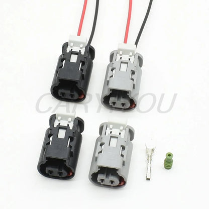 Application of 2 pin automotive connector plug in vehicle wiring harness systems