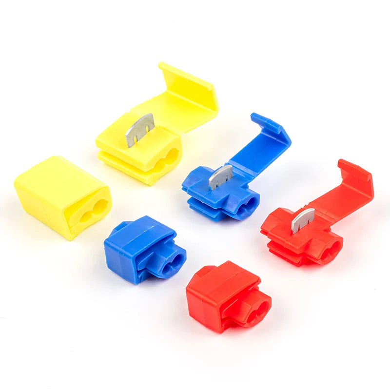 AWG22-10 wire splice connector, insulated crimp type for electrical wiring applications