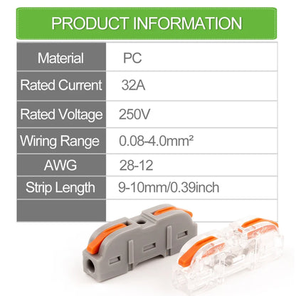 Compact splice insulated terminal for AWG 28-12 wires