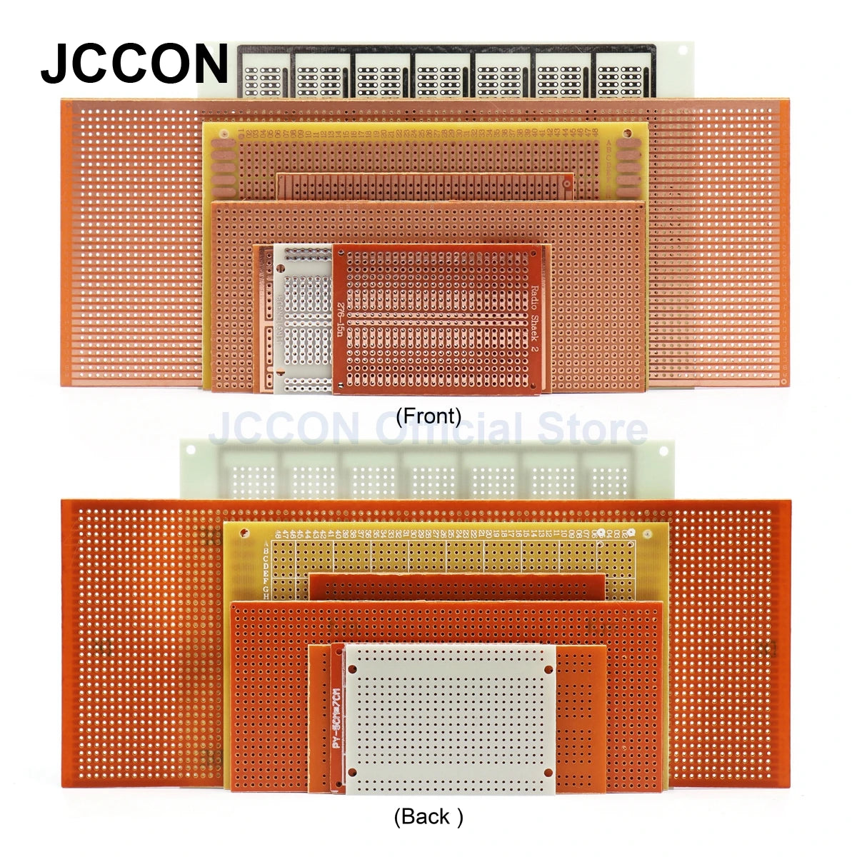 Bakelite PCB prototype board single-side copper experimental circuit 5x7 and 5x10cm yellow