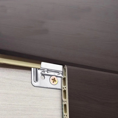Bamboo fiber wall panel buckle stainless steel connector