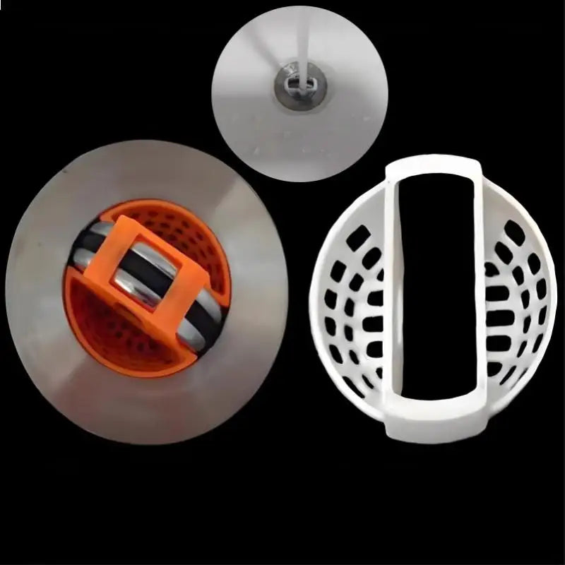 Bathroom sink drain filter and debris catcher