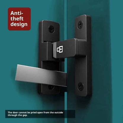 Bathroom sliding door buckle snap bolt privacy lock