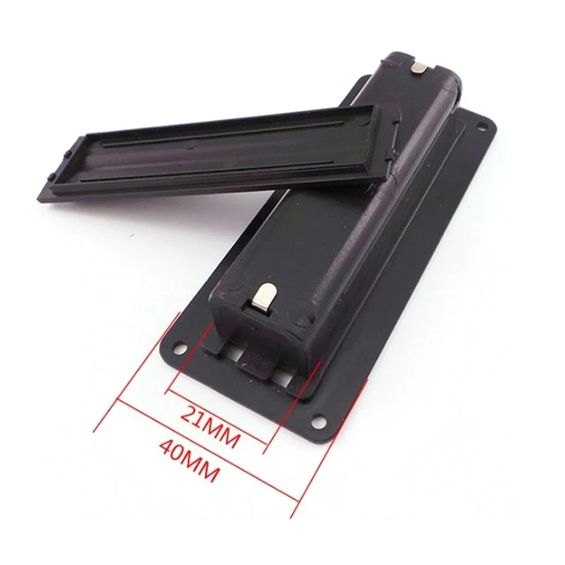 18650 battery box enclosure with protective cover for secure battery installation