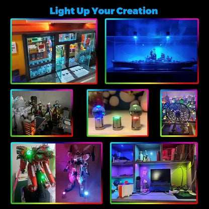 Battery operated micro LED decorative light