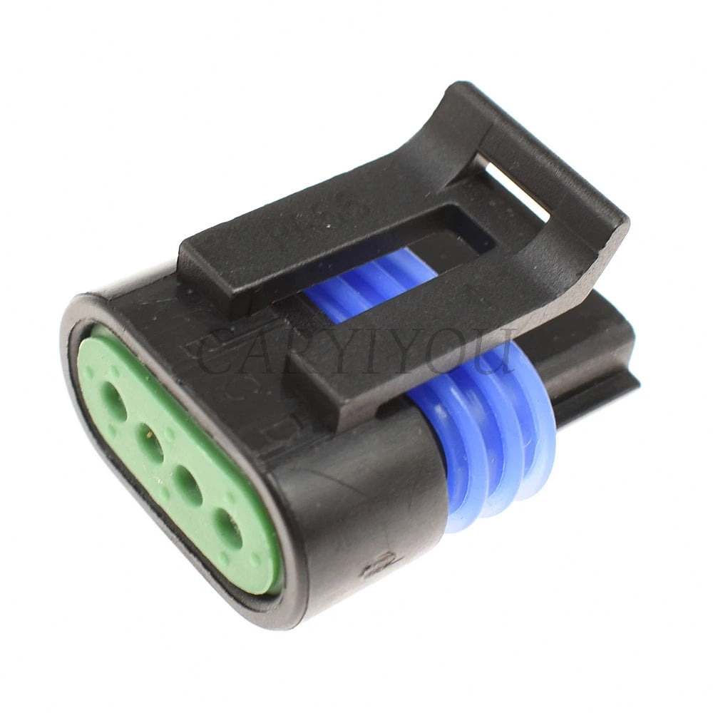 High quality 4 Pin Black Sealed Auto Wire Harness Connector Female Male Electrical Plug 12162190