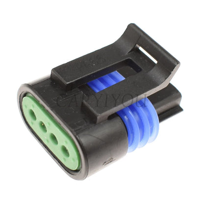 High quality 4 Pin Black Sealed Auto Wire Harness Connector Female Male Electrical Plug 12162190