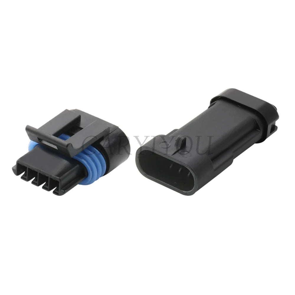Installation example of 4 Pin Black Sealed Auto Wire Harness Connector Female Male on car wiring
