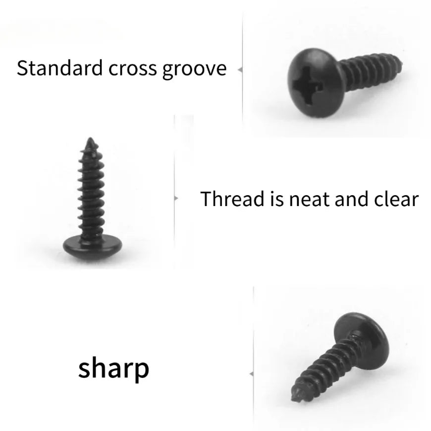 black-carbon-steel-phillips-truss-head-screws-set