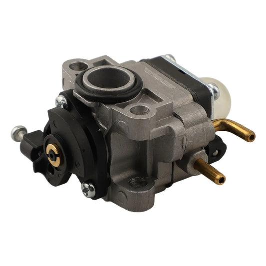 Close-up of high-quality trimmer carburetor compatible with Black Max BM25CSAC