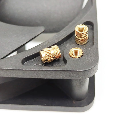 brass_insert_nut_heat_injection_molding