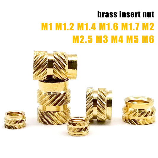 brass_knurled_insert_nut_m1_m6_3d_printer