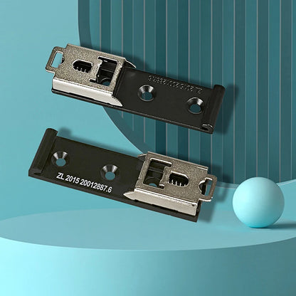 C45 DIN rail fastener clip for industrial mounting