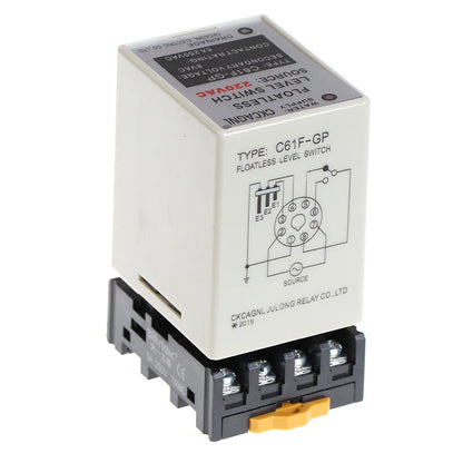 C61F-GP floatless level relay with base