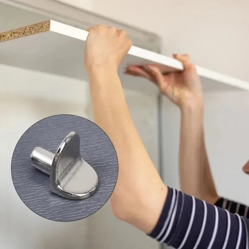 Furniture shelf bracket holder support peg installation