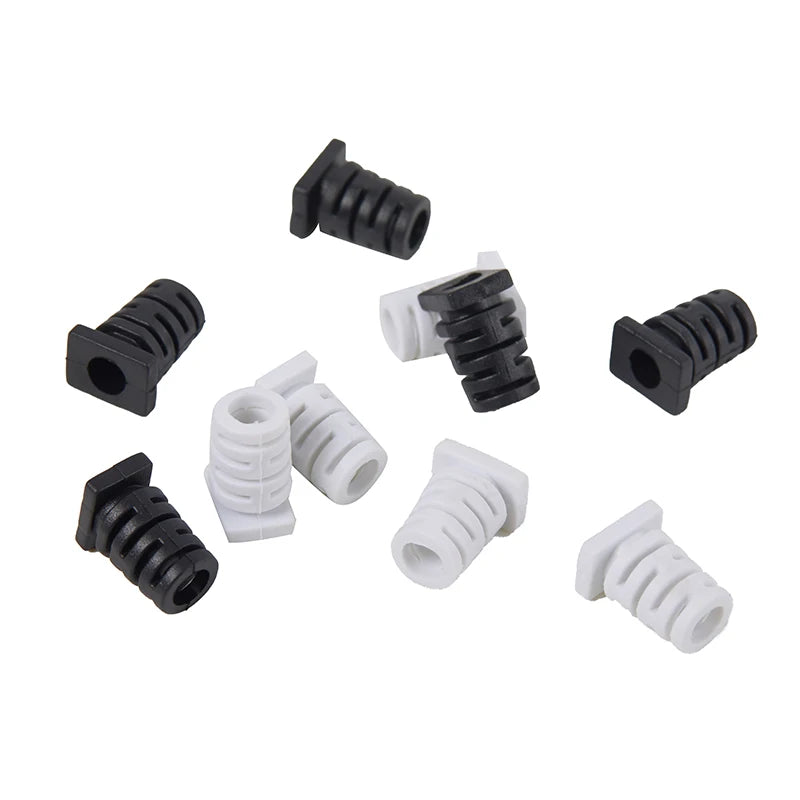 Rubber cable gland strain relief connector