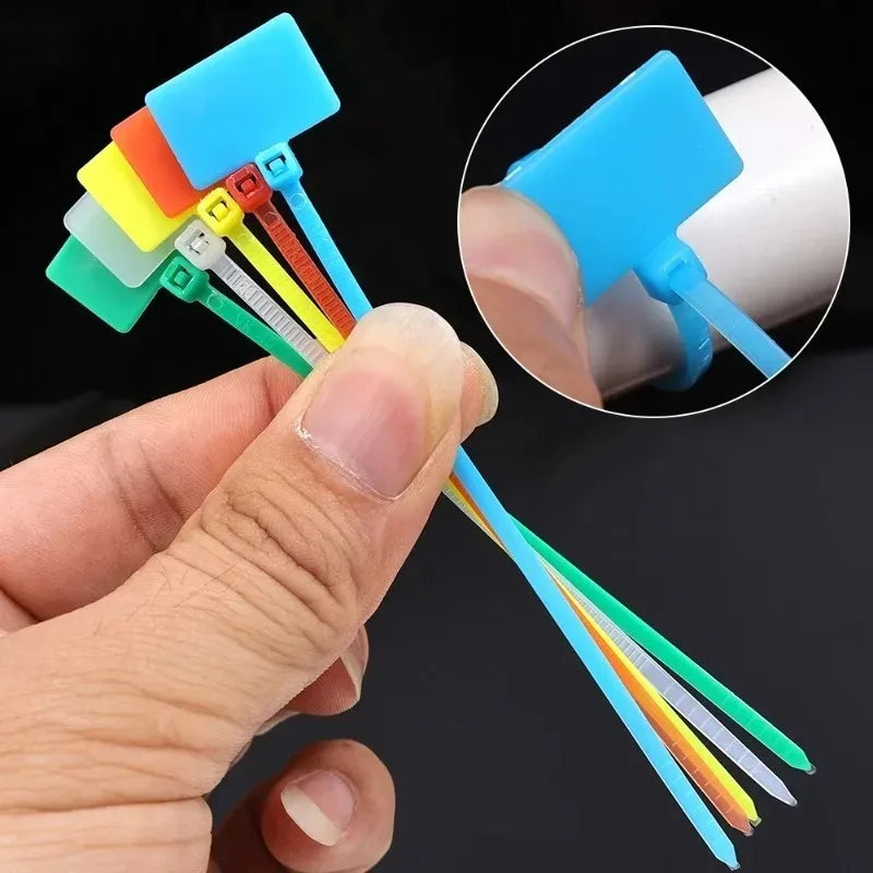Cable management plastic loop ties