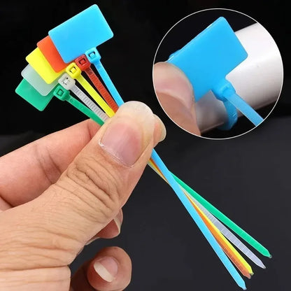 Cable management plastic loop ties