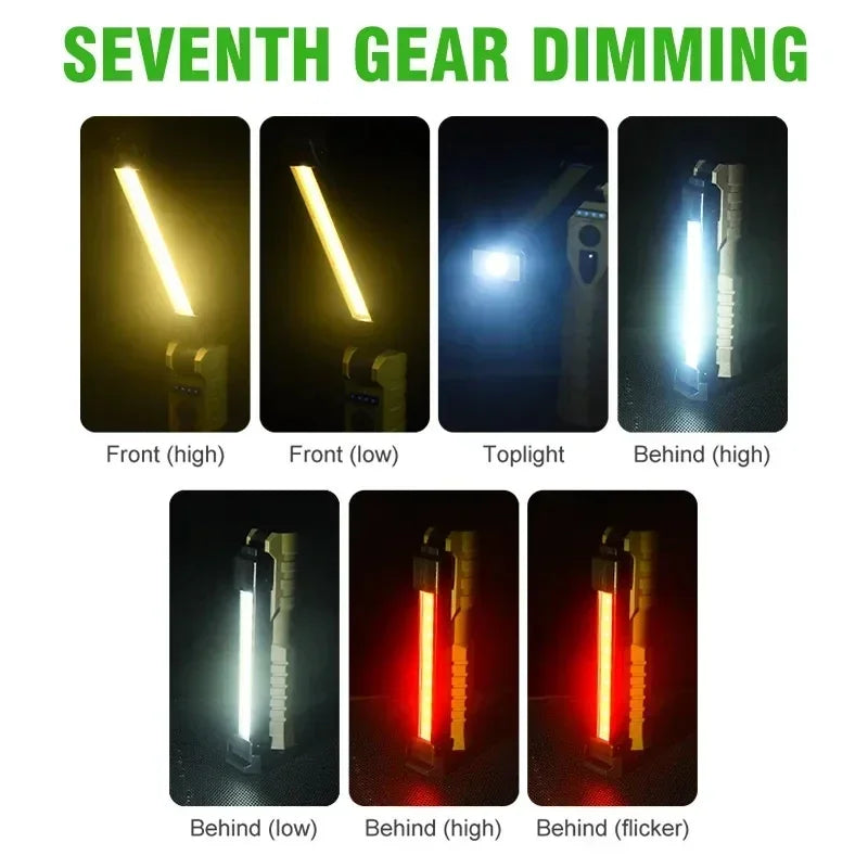 Portable LED emergency lamp for camping tent