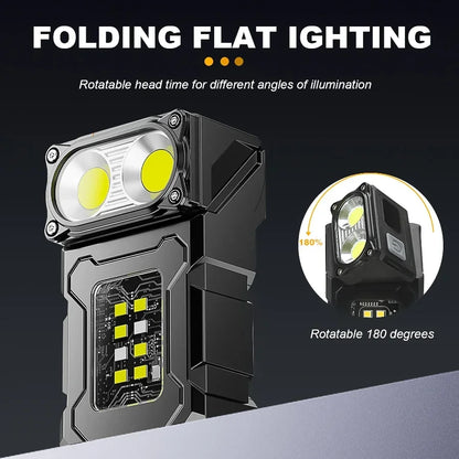 Portable LED lantern for camping and emergency use