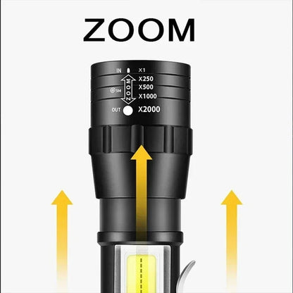 Portable torch for camping and emergency lighting