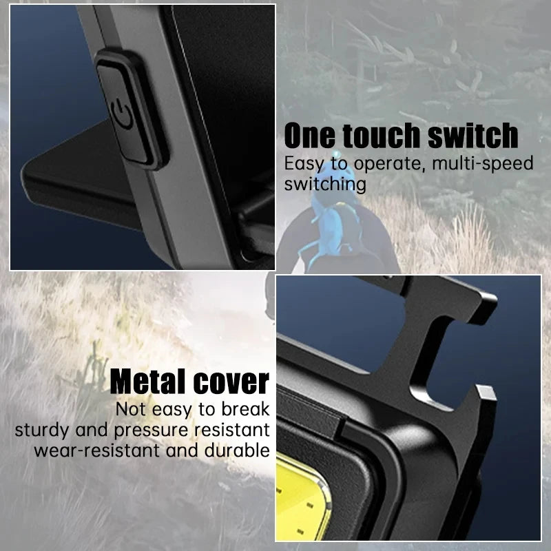 Portable LED lantern for camping and hiking