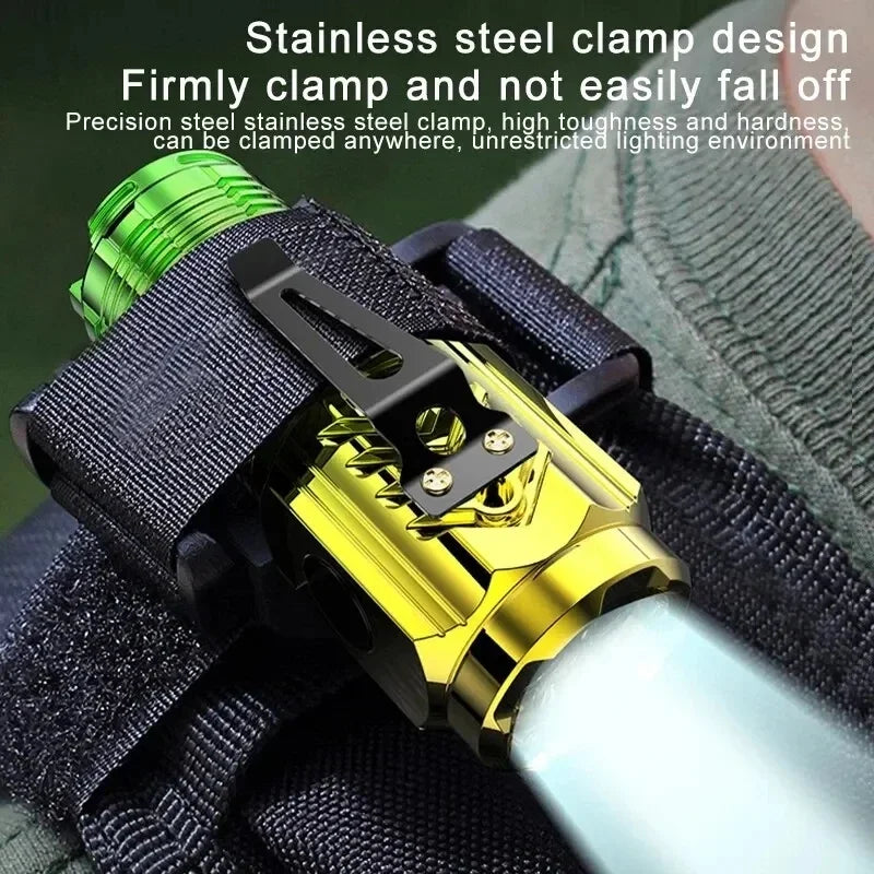 LED flashlight for camping and hiking outdoor activities