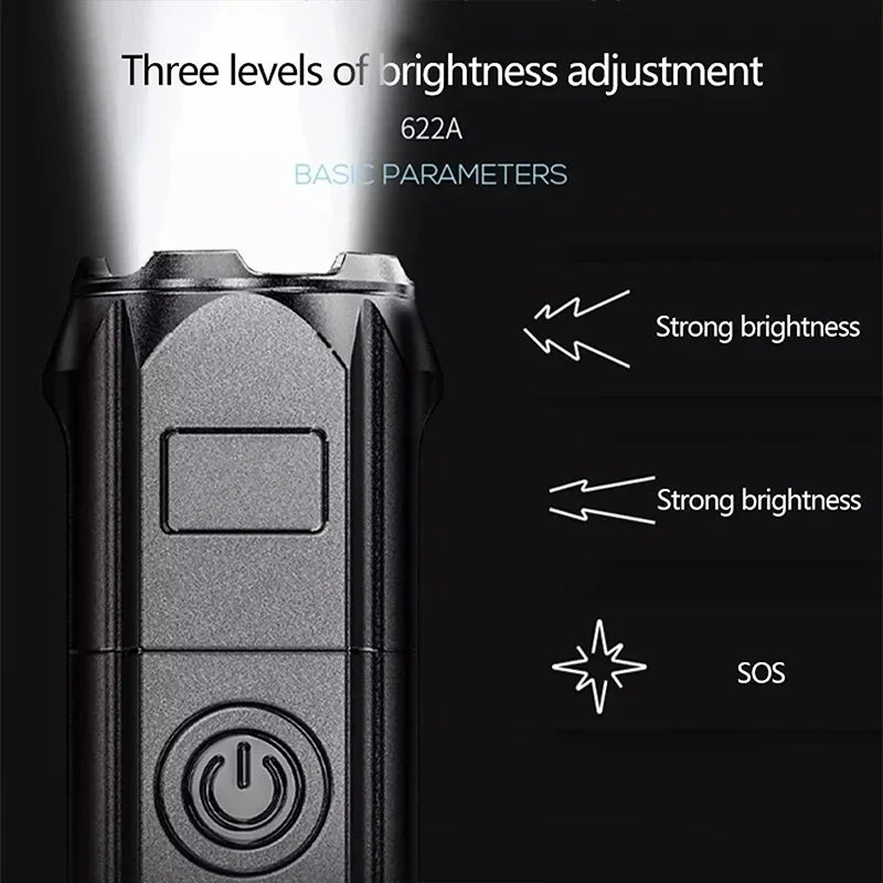 LED flashlight for camping hunting and hiking