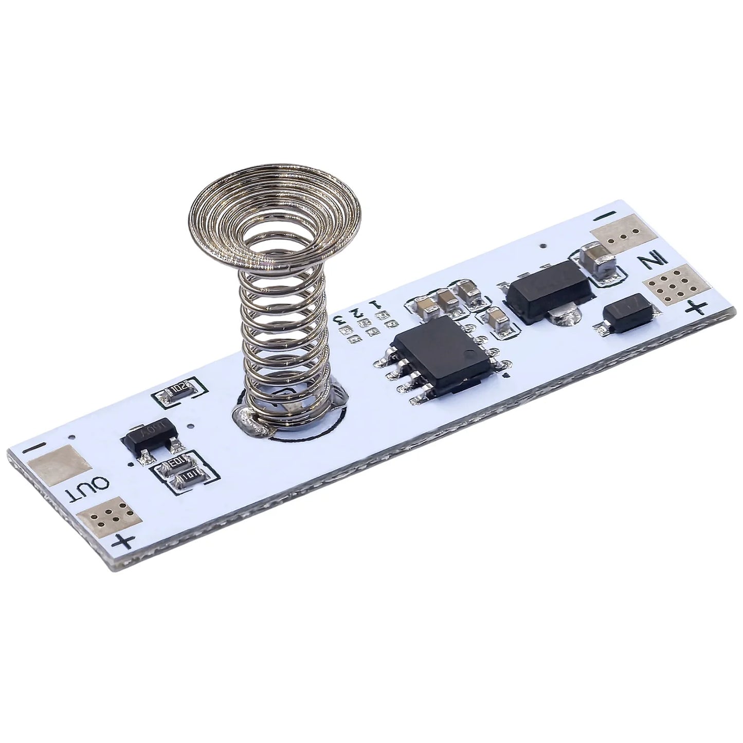 Short distance capacitive touch and PIR motion sensor module V2.1, 5V-24V input, 3A output, LED dimming and lamp control for DIY electronics