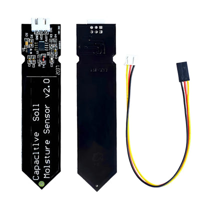 Capacitive soil moisture sensor module, corrosion resistant, wide voltage 3.3-5.5V, for Arduino garden watering and DIY electronics projects