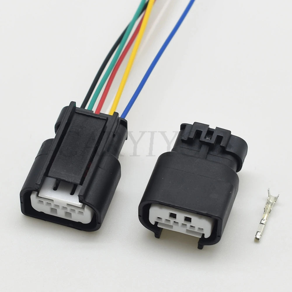 Durable 6 pin rear view camera RVC connector DJ7066B-0.6-21 for Ford automotive wiring sockets with wires