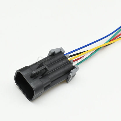 Durable 6 pin Metri-Pack 150 automotive connector socket, waterproof and suitable for car wiring harness 12052848 12124107