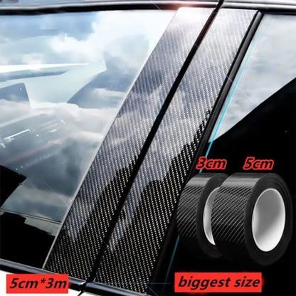 Waterproof anti-scratch protective film for car body and threshold