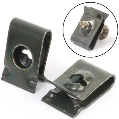 Car body panel U-type fastener clip