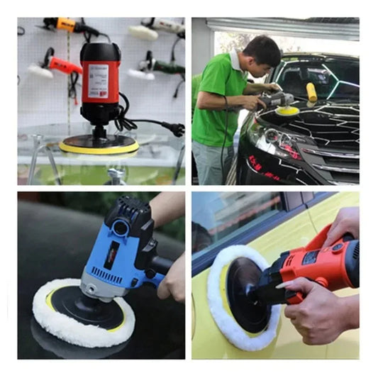 Buffing pad polishing disc for automotive paint care