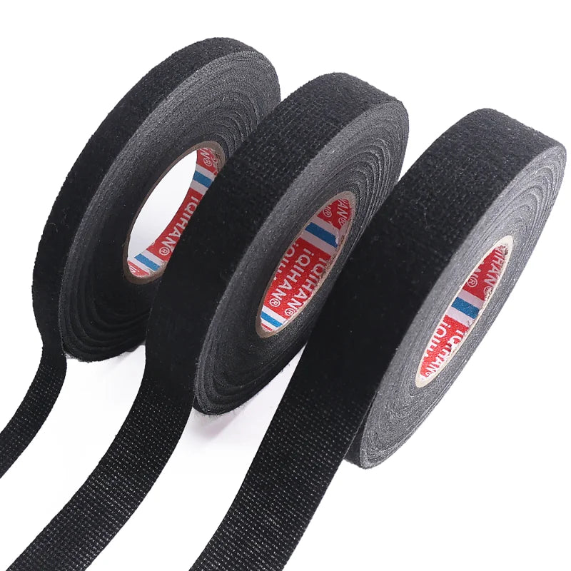 Car cable harness wiring loom wrapped with heat resistant insulating tape