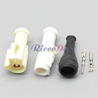 Car electrical connector showing precision terminal fitment for stable connection