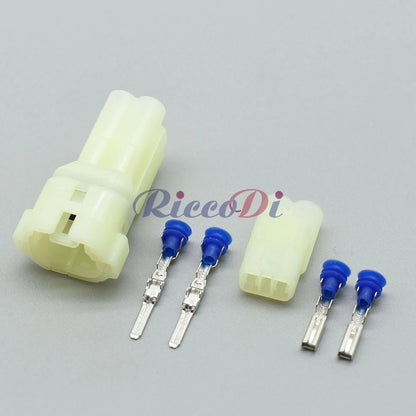 2 pin automotive waterproof electronic socket for secure and long-lasting vehicle wiring