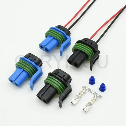 Wire harness connector housing showing durable design for automotive fog light systems