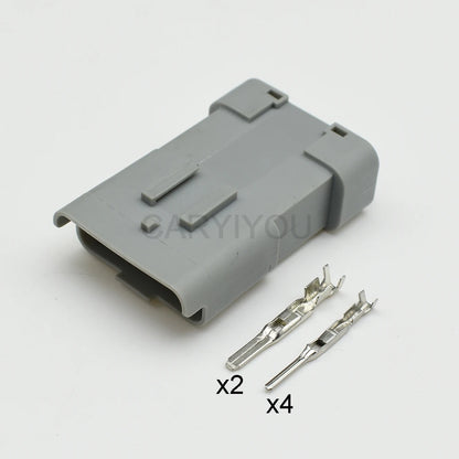 Car fuel pump electrical socket connector suitable for custom wire harness use