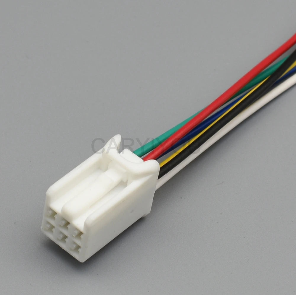 Reliable 6 Pin female car connector, wiring harness plug for Civic and CRV fuse box, part numbers 7187-8846 7186-8846