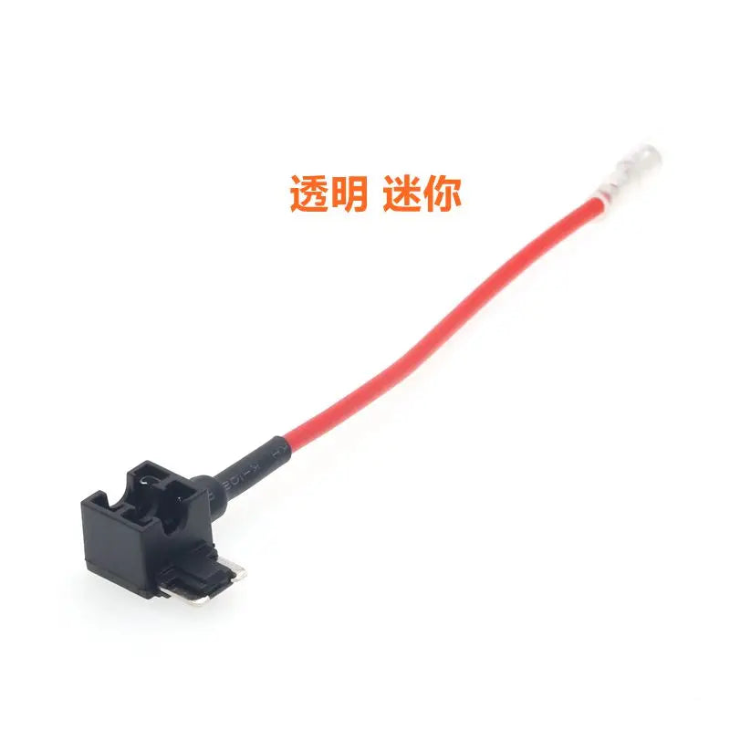 Power conversion cable connecting car fuse box to socket for trip recorder and vehicle electronics