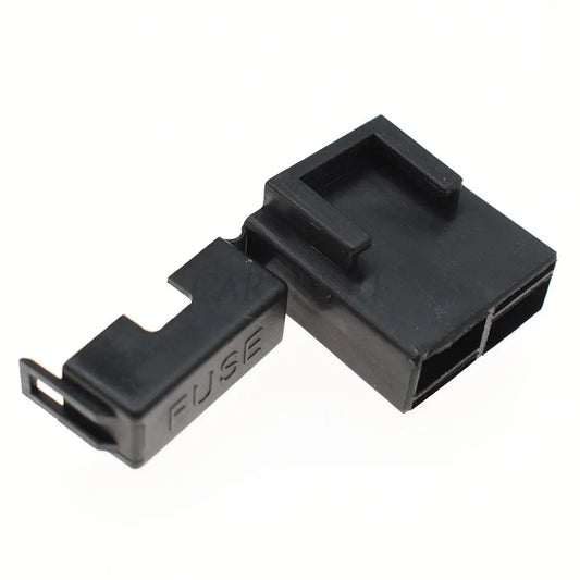 durable black fuse holder socket for automotive lighter and electrical wiring