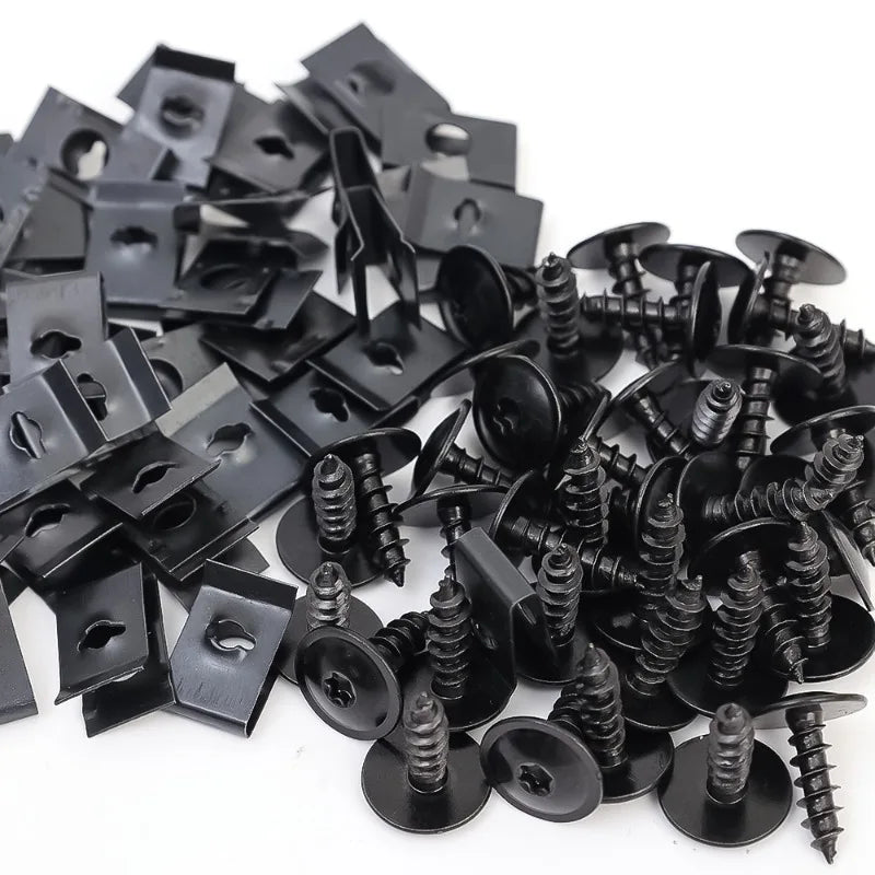 Fastener clip for car and motorcycle protection