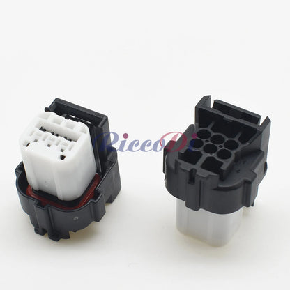6P AC assembly OBD plug car wire harness socket locking structure for automotive small current