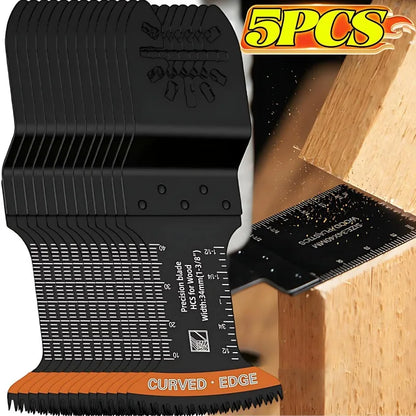 Carbide oscillating saw blades, 10mm 20mm 34mm 44mm 68mm V-shaped quick release for cutting metal, wood, nails, plaster, drywall, and PVC