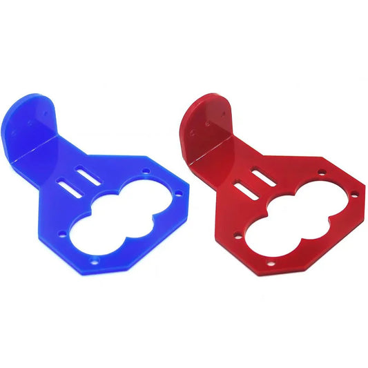 Cartoon-style mounting bracket for HC-SR04 ultrasonic sensor, compatible with smart car projects, sensor not included