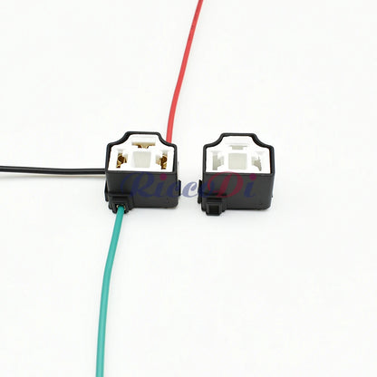 High temperature resistant ceramic H4 headlight connector for reliable automotive lamp connection