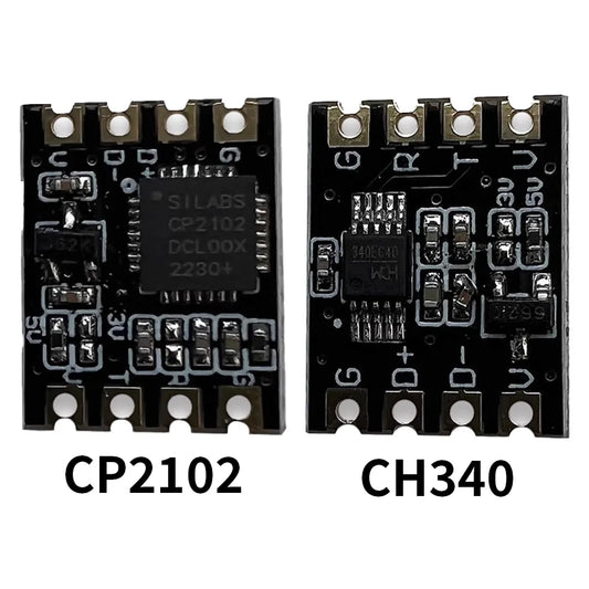 CH340 USB to TTL serial module UART adapter with gold SMD plate version for microcontroller programming